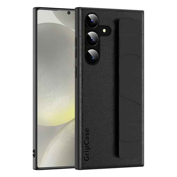 Skin Elastic Wrist Grip Back Cover Phone Case, For Samsung Galaxy S25 5G, For Samsung Galaxy S25+ 5G, For Samsung Galaxy S25 Ultra 5G, For Samsung Galaxy S24 Ultra 5G, For Samsung Galaxy S24+ 5G, For Samsung Galaxy S24 5G, For Samsung Galaxy S23 Ultra ...