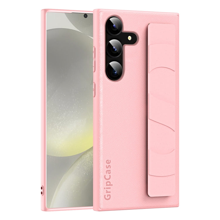 Skin Elastic Wrist Grip Back Cover Phone Case, For Samsung Galaxy S25 5G, For Samsung Galaxy S25+ 5G, For Samsung Galaxy S25 Ultra 5G, For Samsung Galaxy S24 Ultra 5G, For Samsung Galaxy S24+ 5G, For Samsung Galaxy S24 5G, For Samsung Galaxy S23 Ultra ...