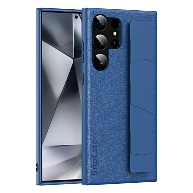 Skin Elastic Wrist Grip Back Cover Phone Case, For Samsung Galaxy S25 5G, For Samsung Galaxy S25+ 5G, For Samsung Galaxy S25 Ultra 5G, For Samsung Galaxy S24 Ultra 5G, For Samsung Galaxy S24+ 5G, For Samsung Galaxy S24 5G, For Samsung Galaxy S23 Ultra ...