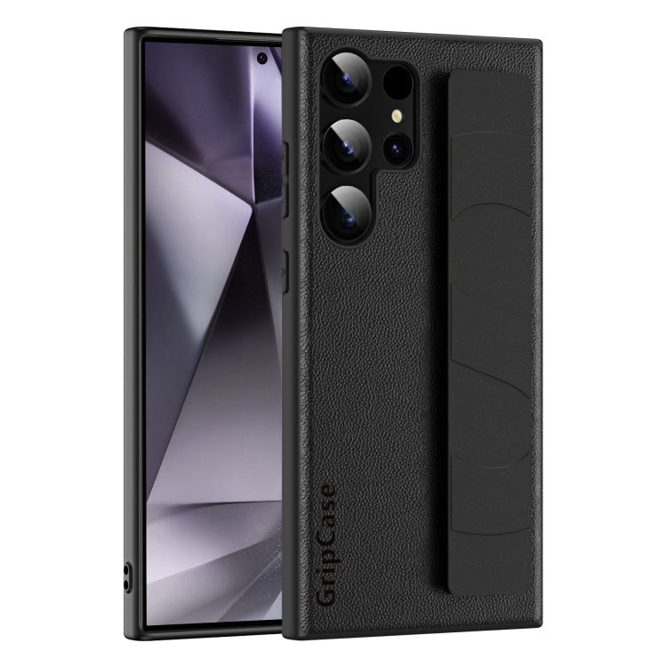 Skin Elastic Wrist Grip Back Cover Phone Case, For Samsung Galaxy S25 5G, For Samsung Galaxy S25+ 5G, For Samsung Galaxy S25 Ultra 5G, For Samsung Galaxy S24 Ultra 5G, For Samsung Galaxy S24+ 5G, For Samsung Galaxy S24 5G, For Samsung Galaxy S23 Ultra ...