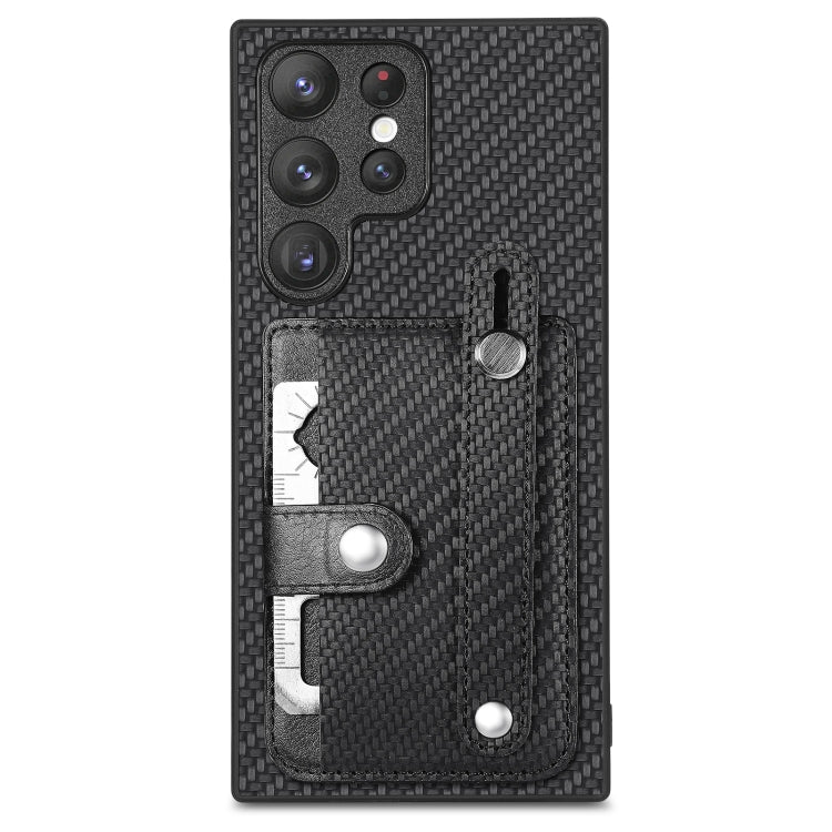 Wristband Kickstand Wallet Back Phone Case with Tool Knife