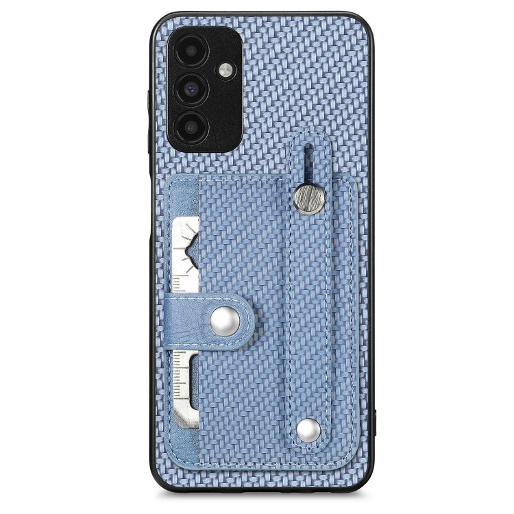 Wristband Kickstand Wallet Back Phone Case with Tool Knife