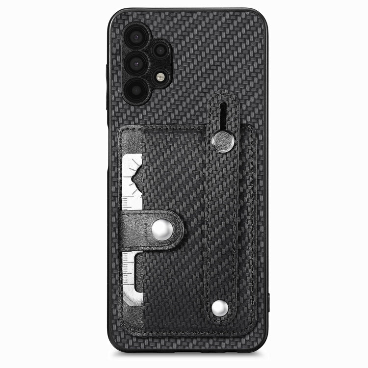 Wristband Kickstand Wallet Back Phone Case with Tool Knife