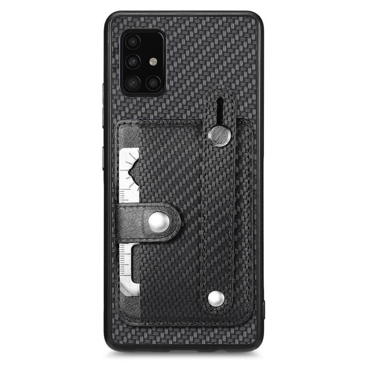 Wristband Kickstand Wallet Back Phone Case with Tool Knife