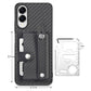 Wristband Kickstand Wallet Back Phone Case with Tool Knife