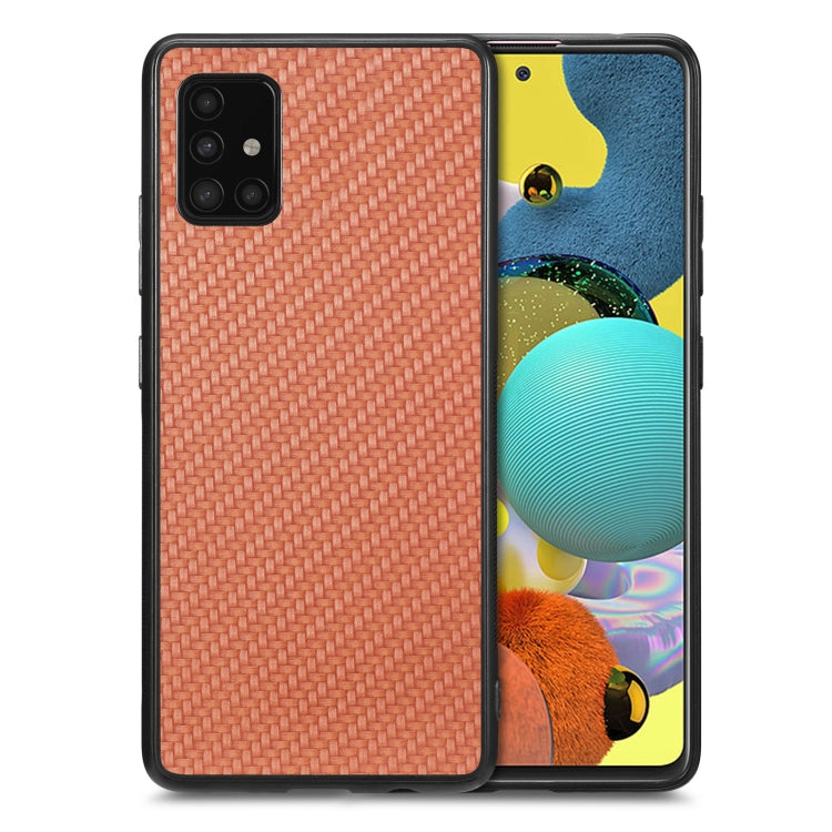 Carbon Fiber Texture Leather Back Cover Phone Case, For Samsung Galaxy A22 5G, For Samsung Galaxy A32 5G, For Samsung Galaxy A51 5G