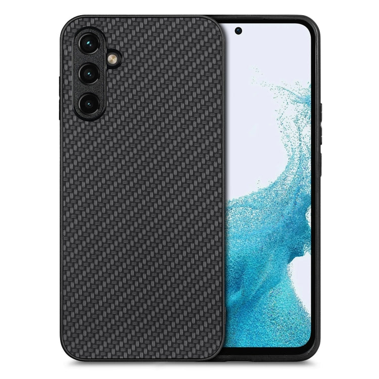 Carbon Fiber Texture Leather Back Cover Phone Case, For Samsung Galaxy S25 Edge 5G, For Samsung Galaxy A56 5G, For Samsung Galaxy A36, For Samsung Galaxy S25 5G, For Samsung Galaxy S25+ 5G, For Samsung Galaxy S25 Ultra 5G, For Samsung Galaxy A54 5G����...