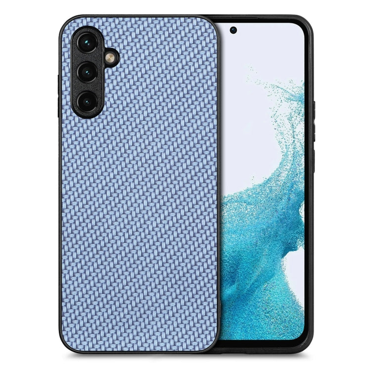 Carbon Fiber Texture Leather Back Cover Phone Case, For Samsung Galaxy S25 Edge 5G, For Samsung Galaxy A56 5G, For Samsung Galaxy A36, For Samsung Galaxy S25 5G, For Samsung Galaxy S25+ 5G, For Samsung Galaxy S25 Ultra 5G, For Samsung Galaxy A54 5G����...