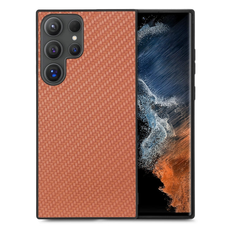 Carbon Fiber Texture Leather Back Cover Phone Case, For Samsung Galaxy S25 Edge 5G, For Samsung Galaxy A56 5G, For Samsung Galaxy A36, For Samsung Galaxy S25 5G, For Samsung Galaxy S25+ 5G, For Samsung Galaxy S25 Ultra 5G, For Samsung Galaxy A54 5G����...