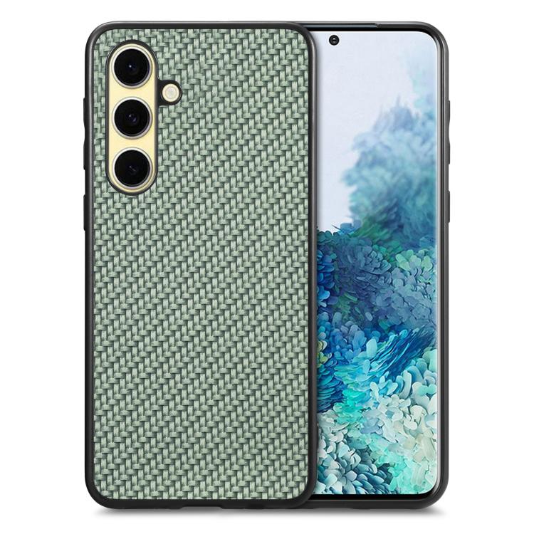 Carbon Fiber Texture Leather Back Cover Phone Case, For Samsung Galaxy S25 Edge 5G, For Samsung Galaxy A56 5G, For Samsung Galaxy A36, For Samsung Galaxy S25 5G, For Samsung Galaxy S25+ 5G, For Samsung Galaxy S25 Ultra 5G, For Samsung Galaxy A54 5G����...