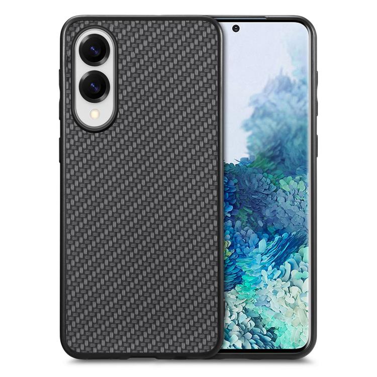 Carbon Fiber Texture Leather Back Cover Phone Case, For Samsung Galaxy S25 Edge 5G, For Samsung Galaxy A56 5G, For Samsung Galaxy A36, For Samsung Galaxy S25 5G, For Samsung Galaxy S25+ 5G, For Samsung Galaxy S25 Ultra 5G, For Samsung Galaxy A54 5G����...