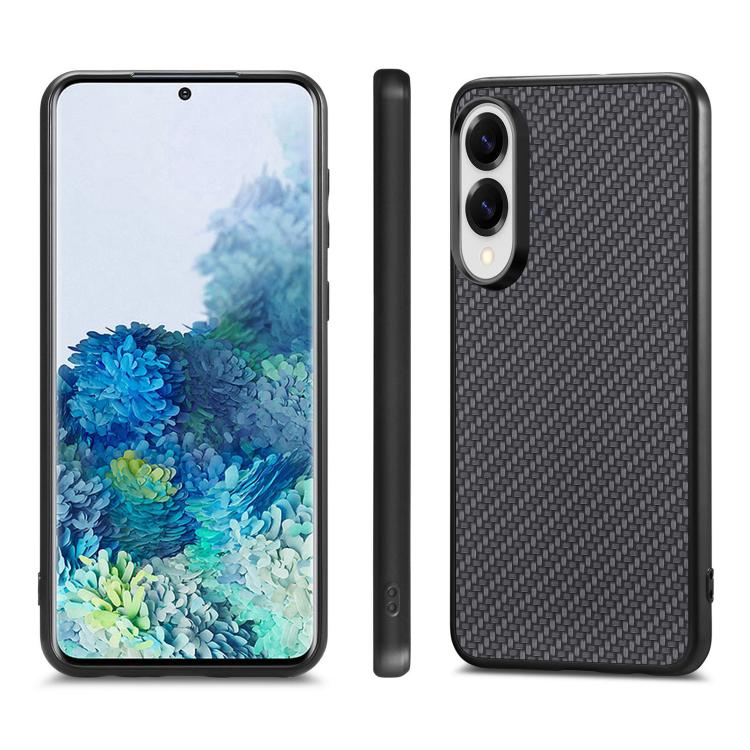Carbon Fiber Texture Leather Back Cover Phone Case, For Samsung Galaxy S25 Edge 5G, For Samsung Galaxy A56 5G, For Samsung Galaxy A36, For Samsung Galaxy S25 5G, For Samsung Galaxy S25+ 5G, For Samsung Galaxy S25 Ultra 5G, For Samsung Galaxy A54 5G����...