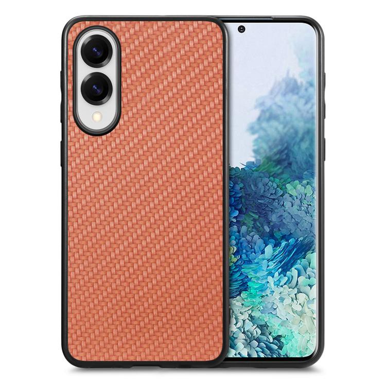 Carbon Fiber Texture Leather Back Cover Phone Case, For Samsung Galaxy S25 Edge 5G, For Samsung Galaxy A56 5G, For Samsung Galaxy A36, For Samsung Galaxy S25 5G, For Samsung Galaxy S25+ 5G, For Samsung Galaxy S25 Ultra 5G, For Samsung Galaxy A54 5G����...