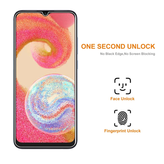 2pcs ENKAY 0.26mm 9H 2.5D High Aluminum-silicon Tempered Glass Film, For Samsung Galaxy M04, For Samsung Galaxy A25 5G, For Samsung Galaxy A35, For Samsung Galaxy A55, For Samsung Galaxy S23 FE, For Samsung Galaxy M54 /F54, For Samsung Galaxy A15 4G / 5G