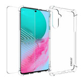 ENKAY Transparent TPU Shockproof Phone Case with Glass Film
