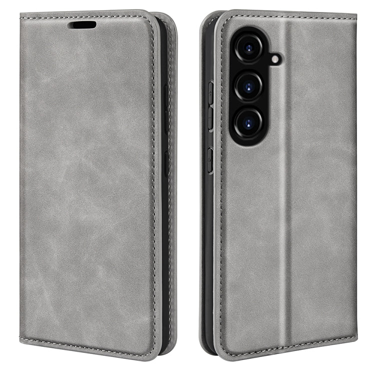 Retro-skin Magnetic Suction Leather Phone Case