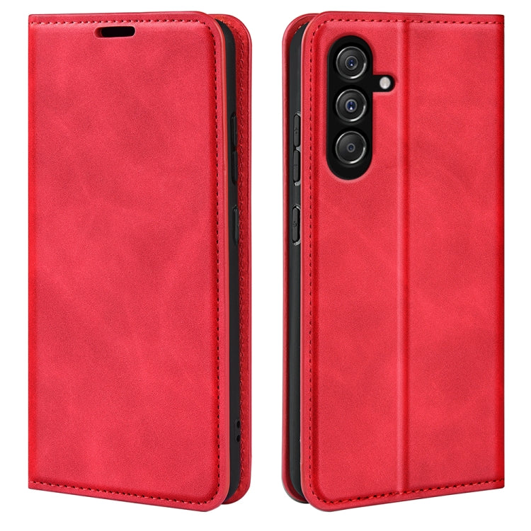 Retro-skin Magnetic Suction Leather Phone Case