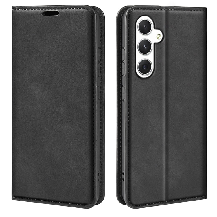 Retro-skin Magnetic Suction Leather Phone Case