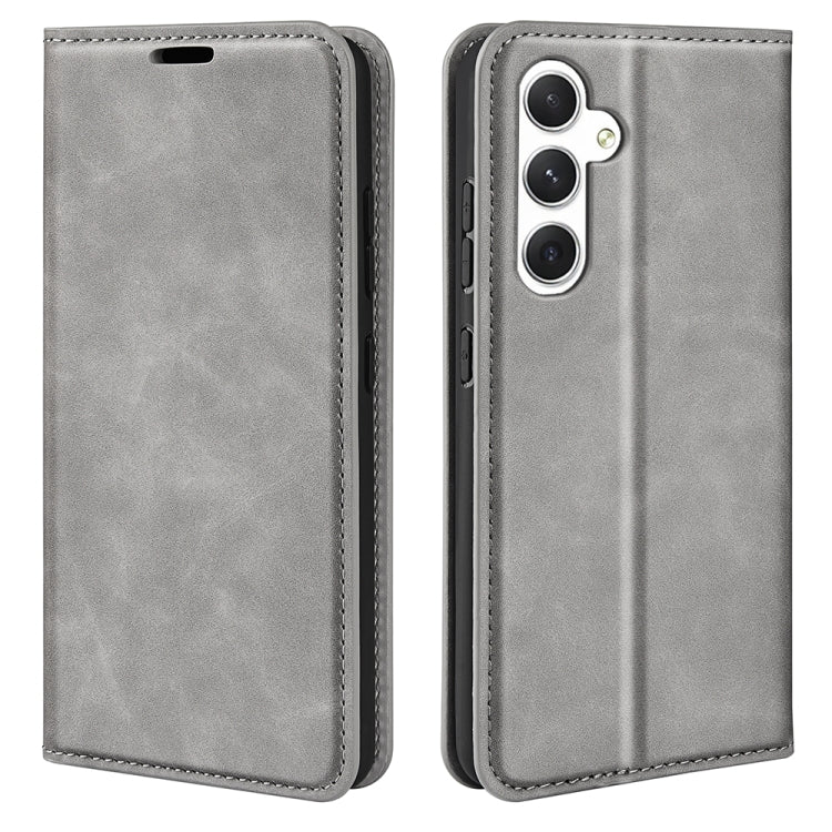 Retro-skin Magnetic Suction Leather Phone Case
