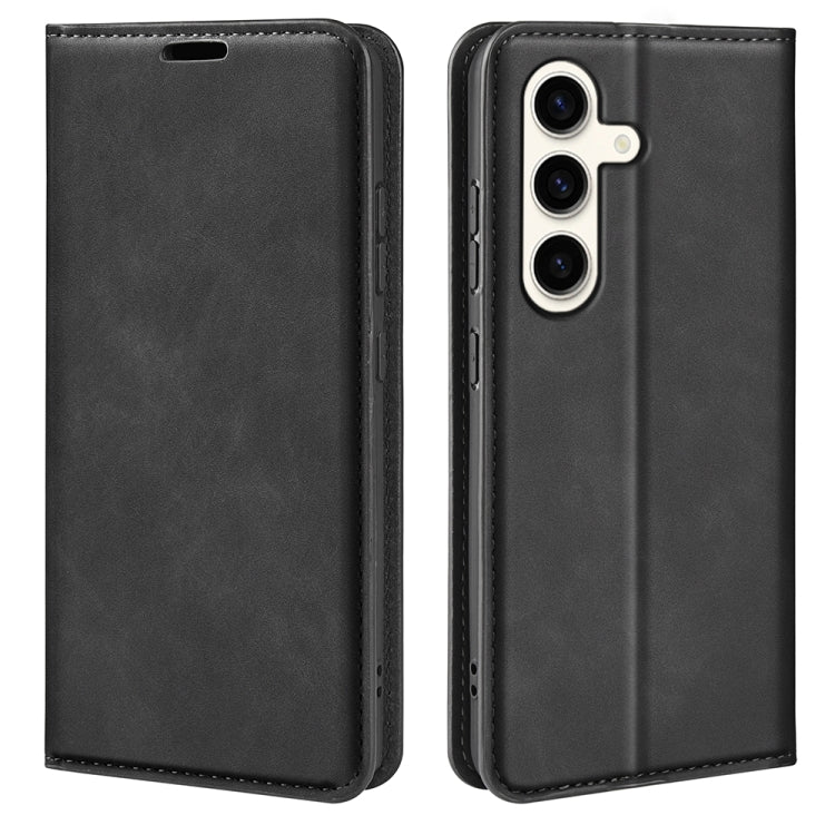 Retro-skin Magnetic Suction Leather Phone Case