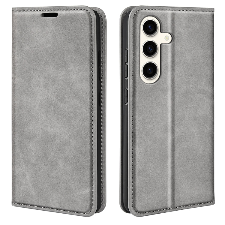 Retro-skin Magnetic Suction Leather Phone Case