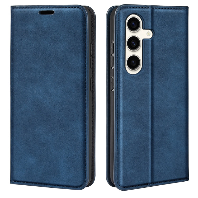 Retro-skin Magnetic Suction Leather Phone Case