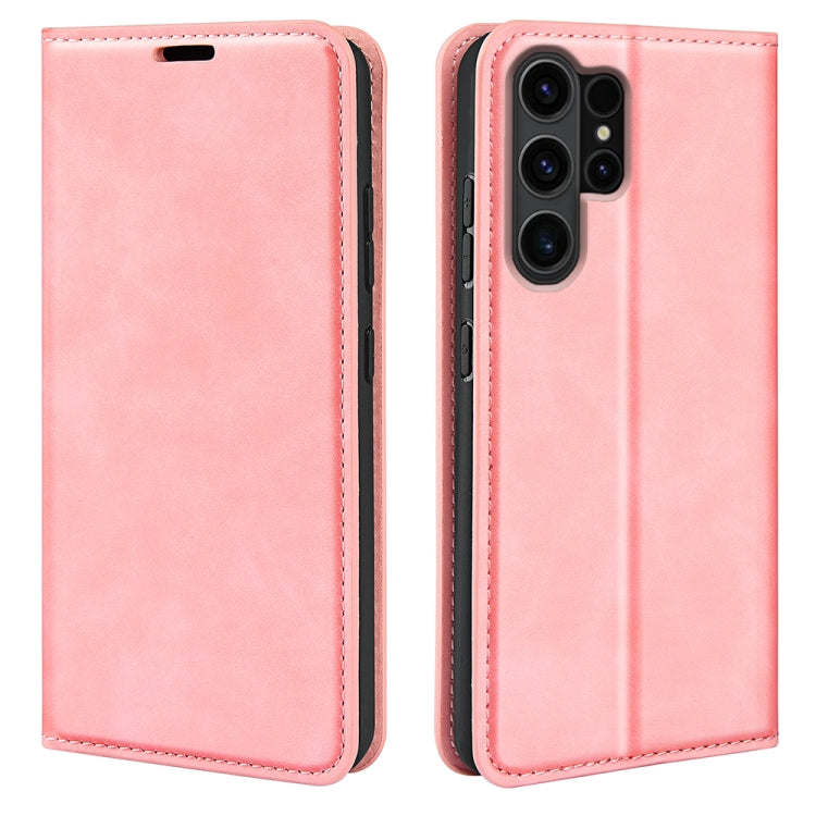 Retro-skin Magnetic Suction Leather Phone Case