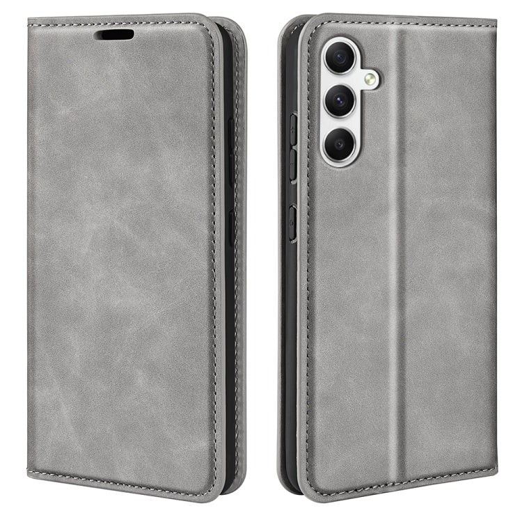 Retro-skin Magnetic Suction Leather Phone Case
