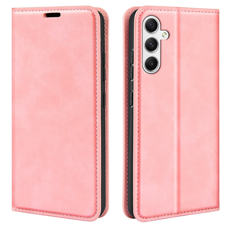 Retro-skin Magnetic Suction Leather Phone Case