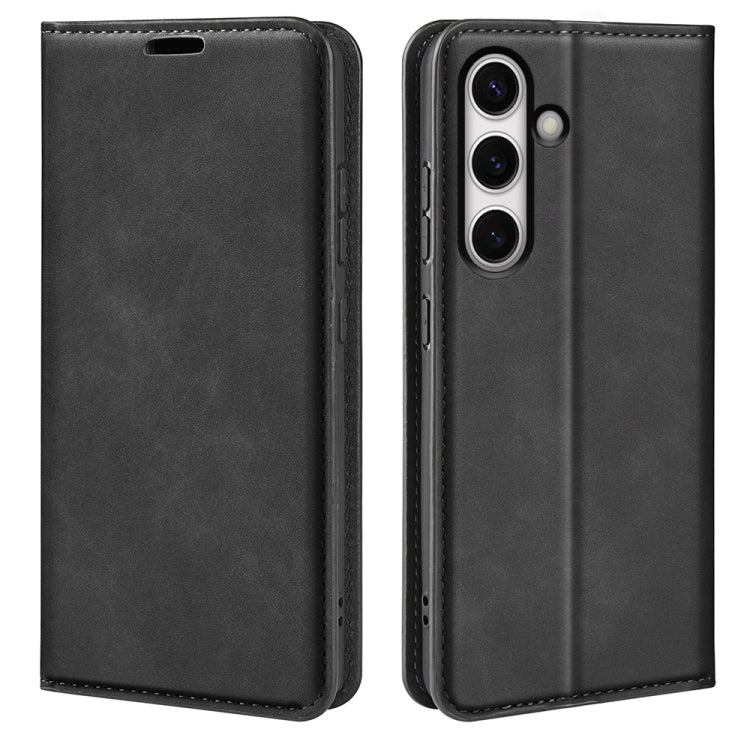 Retro-skin Magnetic Suction Leather Phone Case