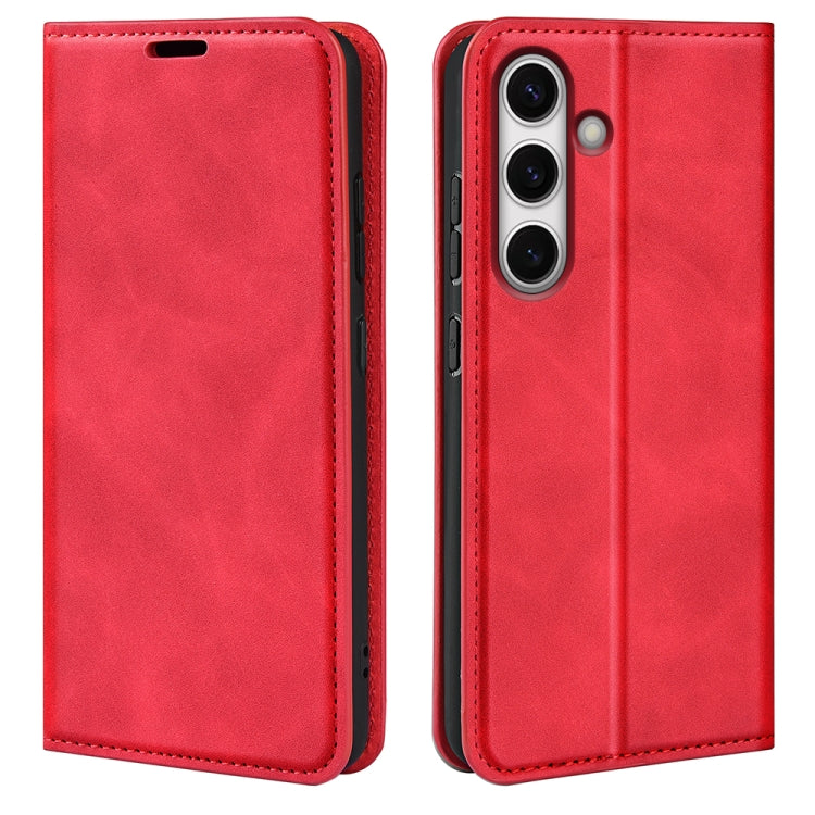 Retro-skin Magnetic Suction Leather Phone Case