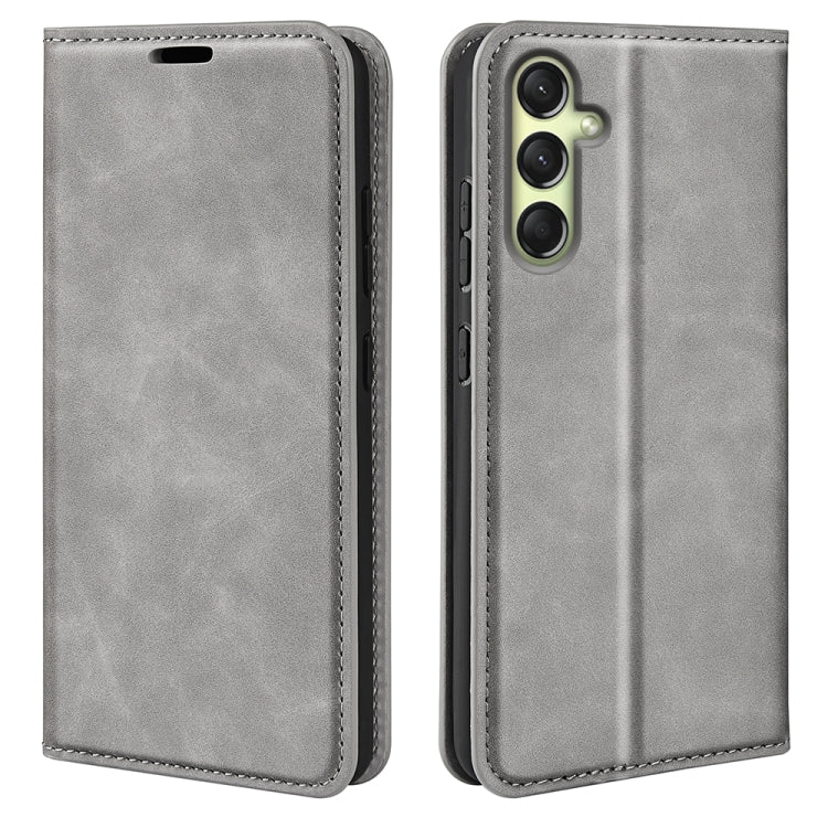 Retro-skin Magnetic Suction Leather Phone Case