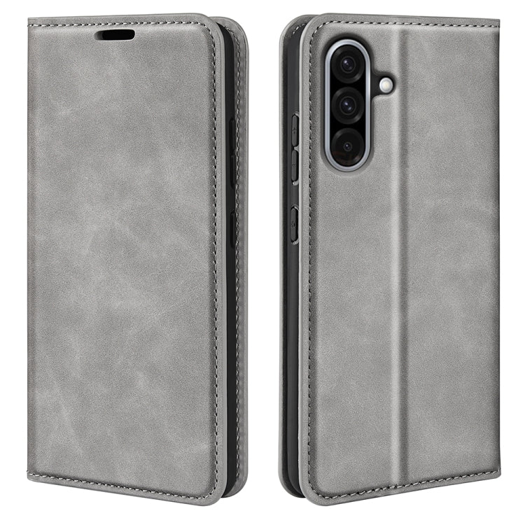 Retro-skin Magnetic Suction Leather Phone Case