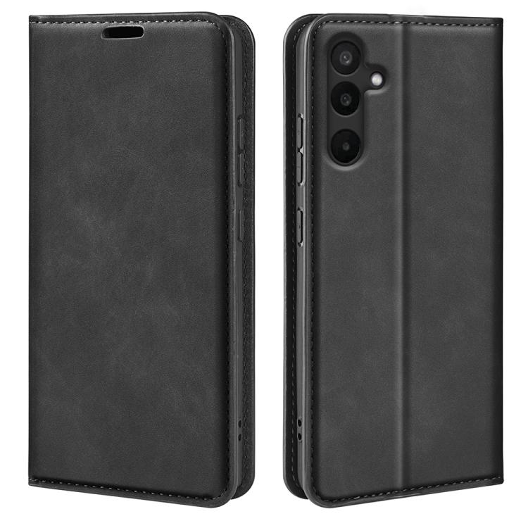 Retro-skin Magnetic Suction Leather Phone Case