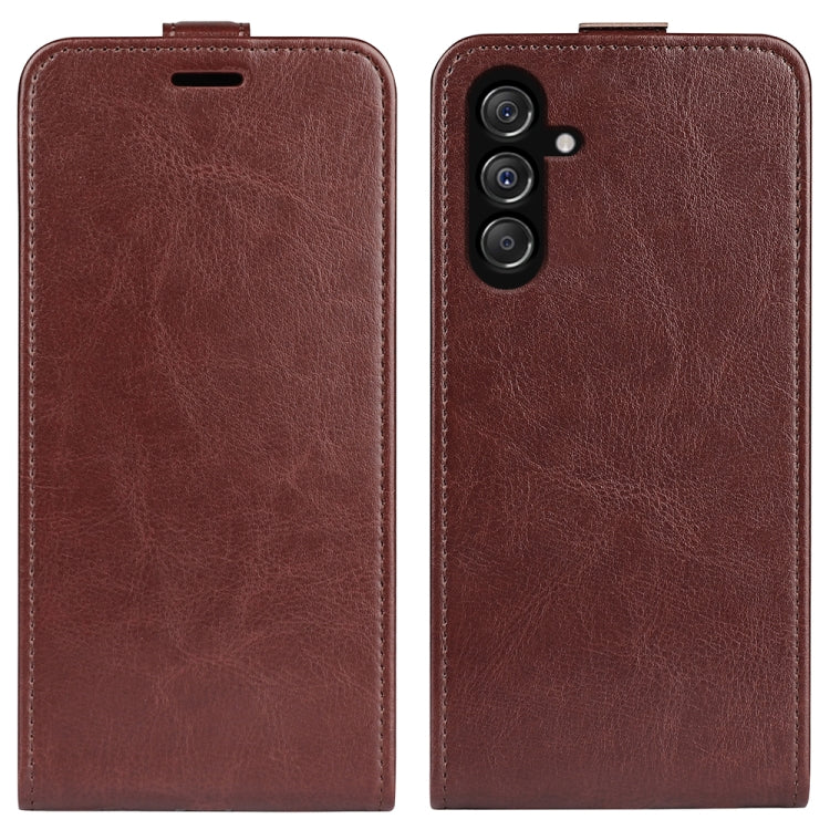 R64 Texture Single Vertical Flip Leather Phone Case