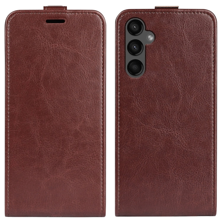 R64 Texture Single Vertical Flip Leather Phone Case
