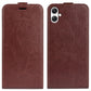 R64 Texture Single Vertical Flip Leather Phone Case