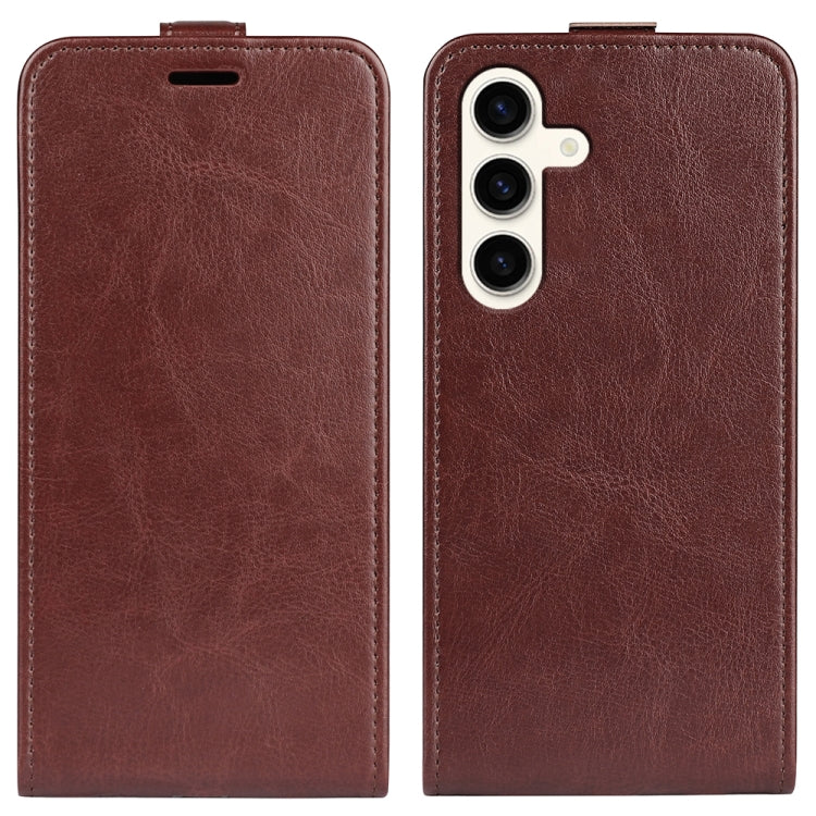 R64 Texture Single Vertical Flip Leather Phone Case