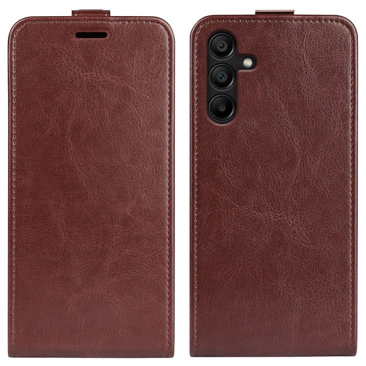 R64 Texture Single Vertical Flip Leather Phone Case