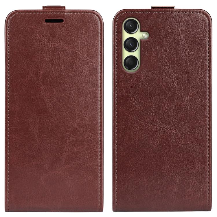 R64 Texture Single Vertical Flip Leather Phone Case