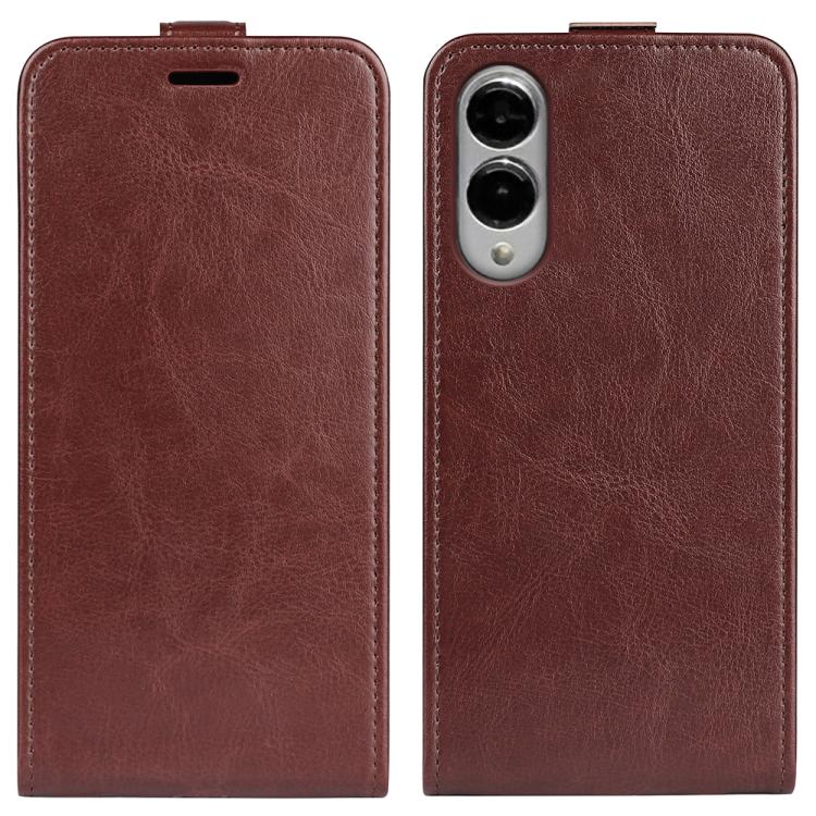 R64 Texture Single Vertical Flip Leather Phone Case