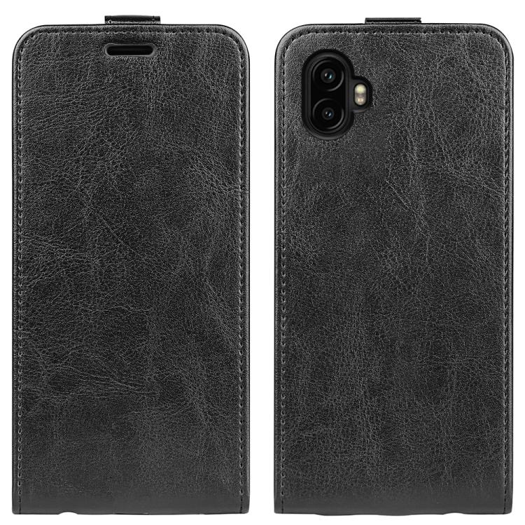 R64 Texture Single Vertical Flip Leather Phone Case