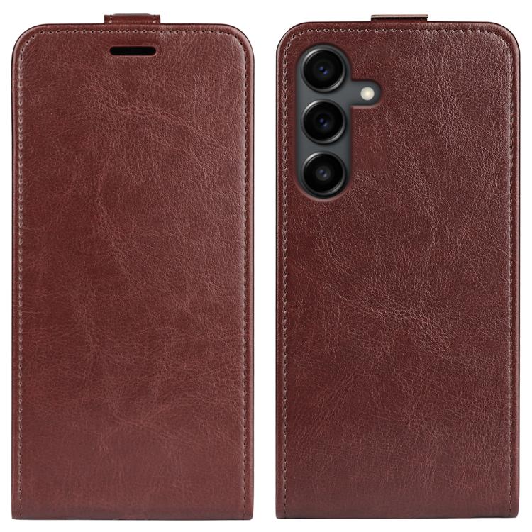 R64 Texture Single Vertical Flip Leather Phone Case