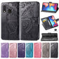 Butterfly Love Flowers Embossing Horizontal Flip Leather Case For Samsung A20 E with Holder & Card Slots & Wallet & Lanyard