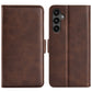 Dual-side Magnetic Buckle Horizontal Flip Leather Phone Case