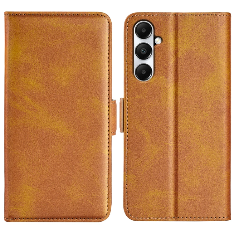 Dual-side Magnetic Buckle Horizontal Flip Leather Phone Case