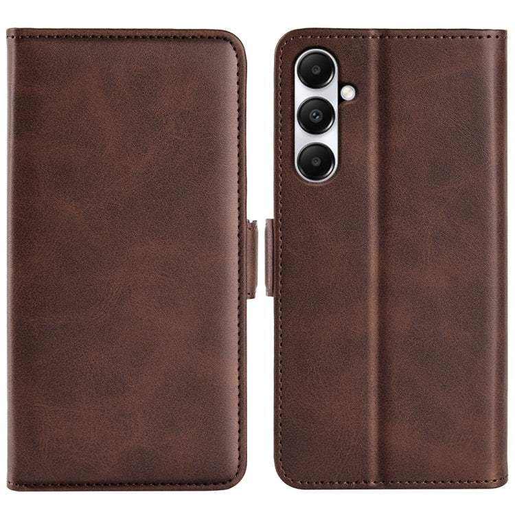 Dual-side Magnetic Buckle Horizontal Flip Leather Phone Case