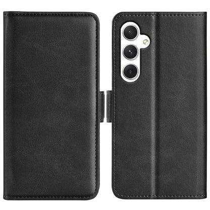 Dual-side Magnetic Buckle Horizontal Flip Leather Phone Case