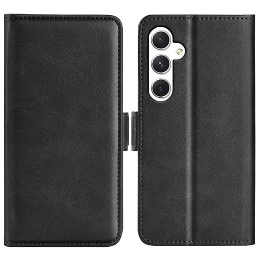 Dual-side Magnetic Buckle Horizontal Flip Leather Phone Case