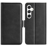 Dual-side Magnetic Buckle Horizontal Flip Leather Phone Case